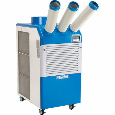 GLOBAL INDUSTRIAL Portable Air Conditioner W/ Cold Air Nozzles, 3 Ton, 37,000 BTU, 230V 292845